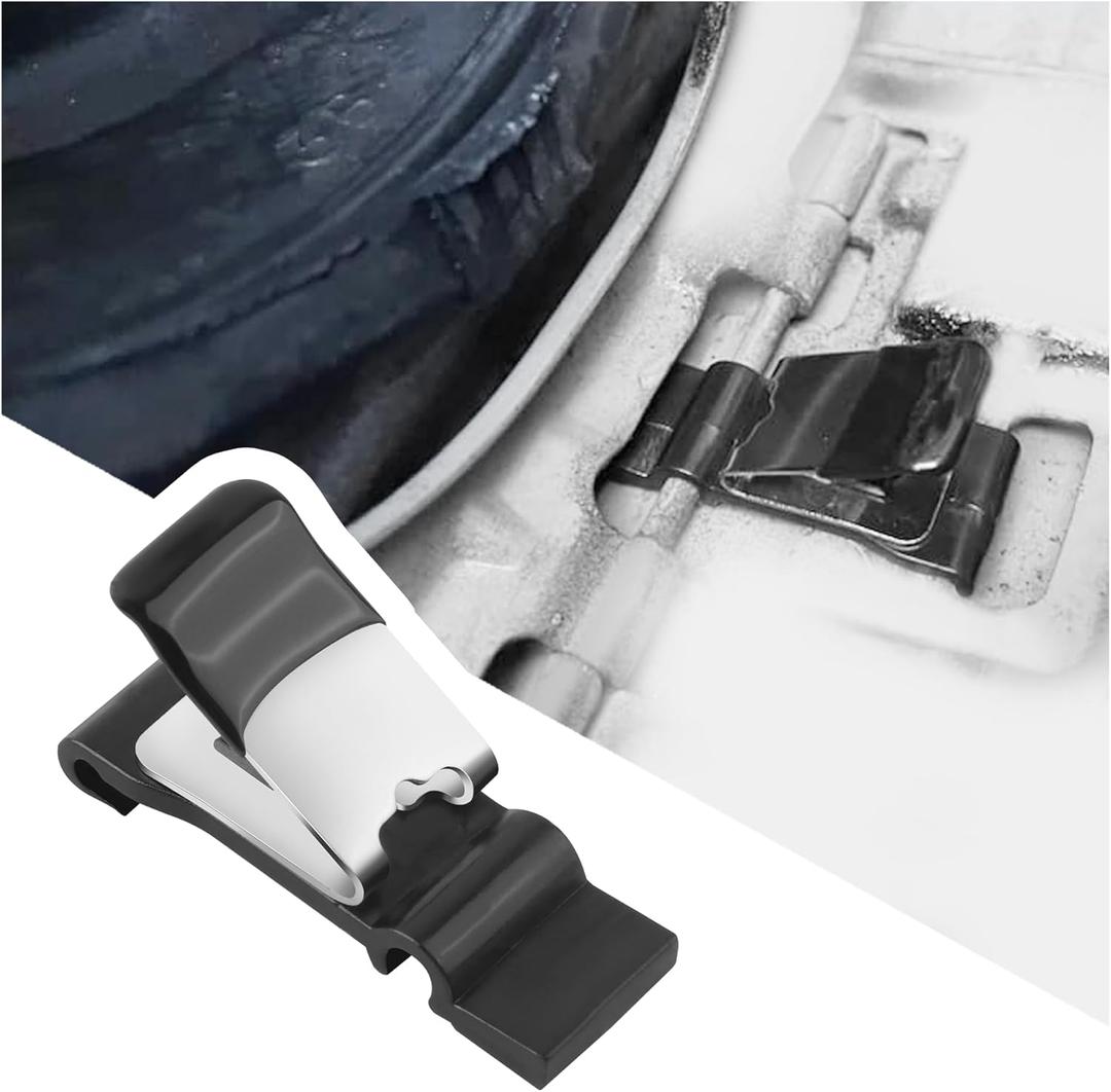 Fuel Door Spring Clamp OEM# 77360-0E010,Gas Door Spring Clip Compatible with Toyota Echo Venza Camry 4Runner Highlander, Lexus RX330 RX350 GS300 RX400h,Standard Car Accessories(77360-0E010)