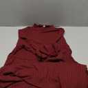 Verdusa Women's Ruffle Half Sleeve A Line Fall Dresses Elegant Fit and Flare Midi Dress XL Wine Red