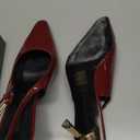 iiimmu Slingback Heels for Women 3.5 in / 4 in Kitten Heel Closed Toe Pumps Dress Shoes, 10