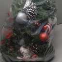 Real Touch Cedar Garland for All Year Decor, Thicken Cypress Green Artificial Greenery Garlands, 6FT Realistic Pine Garland with Flowers Berries Pinecones Balls, Cedar Garlands for Indoor Outdoor