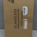 Ivory Pillar Candles 2x3 Inches  12 Pack Unscented Dripless & Smokeless Candles, 15-Hour Burn Time, Premium Quality for Weddings, Dinners, Home Dcor & Gifts