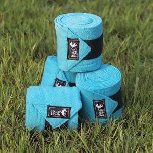 Horse Polo Leg Wraps, 10' Long Fleece Polo Wraps for Horses Set of 4, Horse Leg Bandages Stable Supplies Equestrian Boots Horse Leg Protection Vivid Cerulean