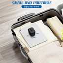 220V to 110V Converter Travel Adapter Combo with 2 USB, International Voltage Converter for Hair Dryer Phone Laptop, All-in-one Power Converter for US to UK EU AU Asia Cover 200+Countries