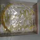 80th Birthday Decorations for Women Gold with 80th Birthday Sash and Tiara, Cake Topper and Candles, Number Balloons, 80 Year Old Gifts for Women