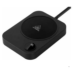 Coffee Mug Warmer, Coffee Warmer for Desk with Auto Shut Off & 3 Temperature Settings, Smart Coffee Cup Warmer for Desk, Candle Warmer for Tea, Milk, Coffee, Wax and Candle, Balck