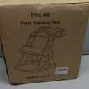 Potty Training Seat, Upgrade 2 in 1 Potty Training Toilet for Toddler, Toddler Toilet Seat for Boys Girls with Support Bar, Anti-Slip Pad and Step Stool (Pink)