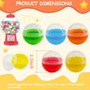 100Pcs Gumball Machine Capsules, 1.5Inch Multicoloured Vending Machine Capsules Suitable For Prizes, Party Favours, Classroom Gifts.
