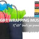 Flexicore Packaging| Gift Wrap Tissue Paper|15"x20"|100 Count (Lime Green, 100 Sheets) (Dandelion Yellow)