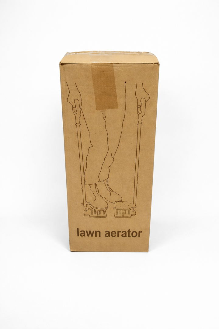 Manual Lawn Aerator With Dual Spike Plates