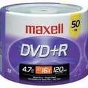 Maxell Dvd+r 16x 50pk Spindle