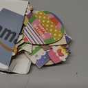 9 Pcs Birthday Tiered Tray Decor Farmhouse Tiered Tray Decor for Birthday Colorful Party Supplies Wooden Happy Bday Table Decorations, Cake Style