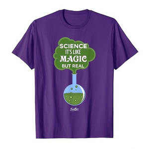 Science It's Like Magic But Real T-Shirt Funny Science Gifts XXL Purple Science It's Like Magic But Real T-Shirt Funny Science Gifts XXL Purple
