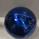 12 Inch Stainless Steel Gazing Ball, Blue Mirror Sphere for Garden Décor