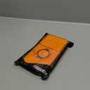 for Samsung Galaxy S26 Ultra Case with Slide Camera Cover and Rotating Kickstand Ring, Slim Magnetic Shockproof Accessories Phone Case for Samsung S26 Ultra (Orange)