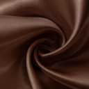 Horbaunal 12 Pack Brown Satin Table Runner 12 x 108 Inch, Smooth Table Runners for Wedding Banquets Birthday Party