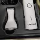 oneisall Dog Clippers and Paw Trimmer Kit 2 in 1 Low Noise Cordless Dog Clippers for Grooming Pet Hair Trimmers for Small and Large Dogs Cats Animals