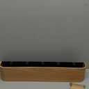 Wall Mounted Coat Rack - Wall Coat Hanger Rack, Folding Hook Organizer, No-Drill Wooden Hanger | Convenient Storage for Household Bags Keys Hats Scarves Gloves Purses Jackets Home Entryway (Log color)