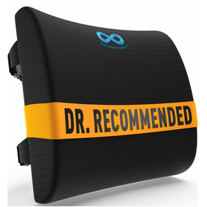 Everlasting Comfort Lumbar Support Pillow – Memory Foam Back Cushion for Office Chair, Car, and Travel