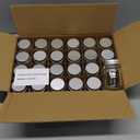 U Pack 2oz Mason Jar with Silver Lid for Honey Jam Spice Pack of 24 Sets