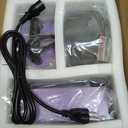 Hat Press, Mini Hat Press Heat Machine for Caps Hats with 5.4" * 3.1" Curved Teflon Coated Heat Plate & Safety Base for Heat Transfer Vinyl, Sublimation and DIY Projects, Purple