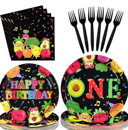 96 Pcs Boss Birthday Party Decorations Disposable Blue Boss Paper Plates and Napkins Gender Reveal Tableware Set for Boys Birthday Baby Shower Party Supplies, Serves 24