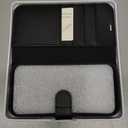 TUCCH Wallet Case for iPhone 17 Pro (6.3") 2025, RFID Blocking 4 Card Slots, Kickstand, Shockproof TPU Shell, PU Leather, Magnetic Closure, Protective Flip Folio Cover, Black & Brown