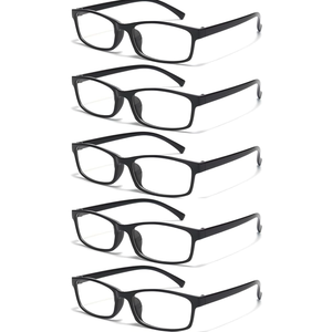 Gaoye Reading Glasses Men/Women, Eyeglasses, Blue Light Readers for Men/Women, Eye Glasses +6.0 5pack