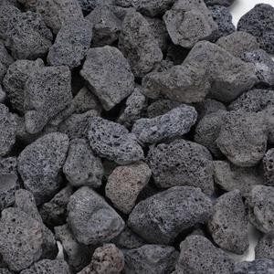 Rahato 10lbs Lava Rocks for Fire Pit, 1/ 2"-2" Black Lava Rocks for Gas Fireplace, Lava Stone for Fire Tables, Garden Landscaping Decoration, Indoor and Outdoor Use