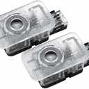 2-Pack Car LED Logo Projector Door Courtesy Shadow Light Compatible with XC90 XC60 XC40 S90 S60 V90 V60 No Fade 4K-HD Car Courtesy Step Welcome Lights