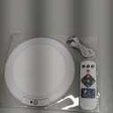 Rechargeable Motion Sensor Ceiling Light with Remote - Magnetic Wireless Ceiling Light Battery Powered for Closet Shower Stairs Shed Hallway ect (1 Pack, 3 Colour Temperatures)