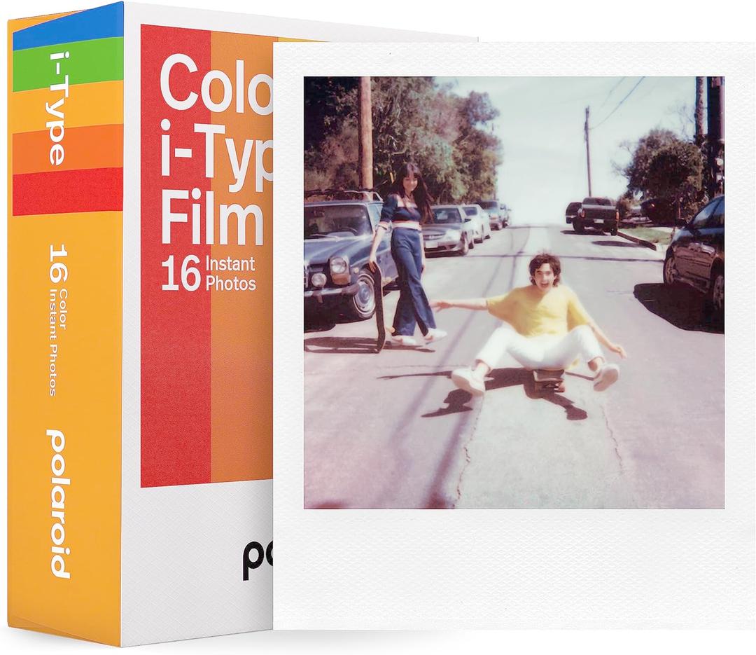 Polaroid Color Film for I-Type Double Pack, 16 Color Instant Photos (6009)