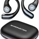 Monster Open Ear AC336 Headphones, Bluetooth 6.0 Wireless Earbuds with Stereo Sound, ENC Clear Call, 21H Playtime, Type-C Charging, Touch Control, IPX6 Waterproof Open Ear Earbuds for Sports Fitness
