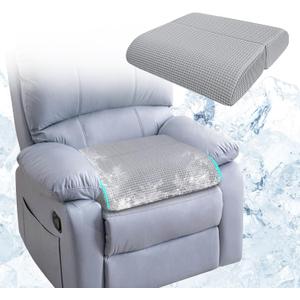 Recliner Chair Cushions For Elderly Long Sitting, Extra Large Cooling Seat Cushion Support For Couch, Armchair - Seniors Chair Thick Foam Pad With Non-slip Base For Tailbone Pressure Relief Pain