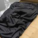 10 Pack Black 120 Inch Stretchy Fitted Spandex Tablecloths for 60 Inch Round Tables, Wrinkle Free Washable Polyester Table Covers with Skirt for Wedding Birthday Banquet Events, 120 Spandex Tablecloths -10pcs