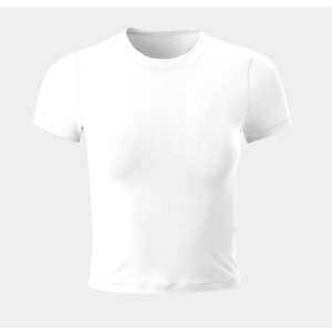 Florence By Mills Women's Bright Side Fitted Crew White, 2XL