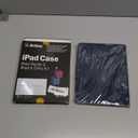 Antbox Case for iPad 9th Generation/iPad 8th Generation with Pencil Holder Vegan Leather Smart Cover for iPad 10.2'' 9th/8th/7th Gen (NavyBlue)