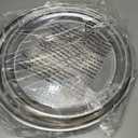 Hammered Stainless Steel Trays – Round Silver Serving Trays - Metal Serving Tray - 2 Pc - Large Tray 15” Medium Tray 13” - Decorative Platters – by Colleta Home