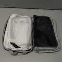 Veken 9/11 Set Compression Packing Cubes for Travel Essentials,Compressible Expandable Large Luggage Suitcase Organizer Bags for Clothing,Durable Space Saver Storage Bags with Toiletry Bags(Black)