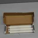 Homemory 6 Pack Flameless Taper Candles, No Remote, Realistic Flickering Battery Operated Candlesticks, White LED Plastic Candle Safe for Weddings, Table Decor, Christmas, and Halloween