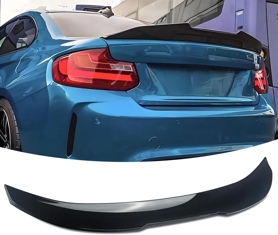 Rear Trunk Spoiler Wing Fit for BMW 2 Series F22 Coupe F87 M2 2014-2020 228i/ 230i/ M235i/ M240i M Style Decklid Lip Exterior Accessories