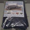 Genina 100% Waterproof Couch Cover for 3 Cushion Couch Sofa Cover for Dogs, Anti-Slip Sofa Covers Washable Couch Covers for Sectional Sofa L Shape Furniture Protector, 1 Piece (Navy Blue, Sofa)