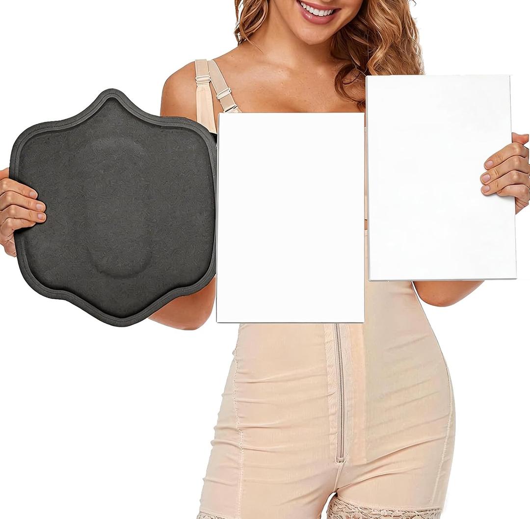 3 Pack Lipo Foam Board Ab Board Post Surgery Liposuction | Abdominal Flattening Compression Board BBL Lumbar Molder Backboard For Liposuction