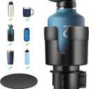 TYKOR Car Cup Holder Expander, Cup Holder Extender for Car with Adjustable Base, Fits Yeti 24/36/46oz, Hydroflask 32/40oz, Large Bottles in 3"-3.9" (16-40oz)