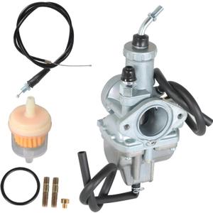 Carb Carburetor With Throttle Cable Replacement for Yamaha Breeze 125 YFA1 1989-2004 Moto 4 YFM200DX 1986-1987 YFM200 1985
