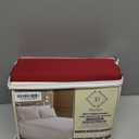 100% Egyptian Cotton Sheets King Burgundy - Luxury Hotel Collection King Size Sheet Set, Cooling & Breathable Sateen Weave, Anti Pilling Extra Long Staple Cotton, 16" Deep Pocket - 4Pc