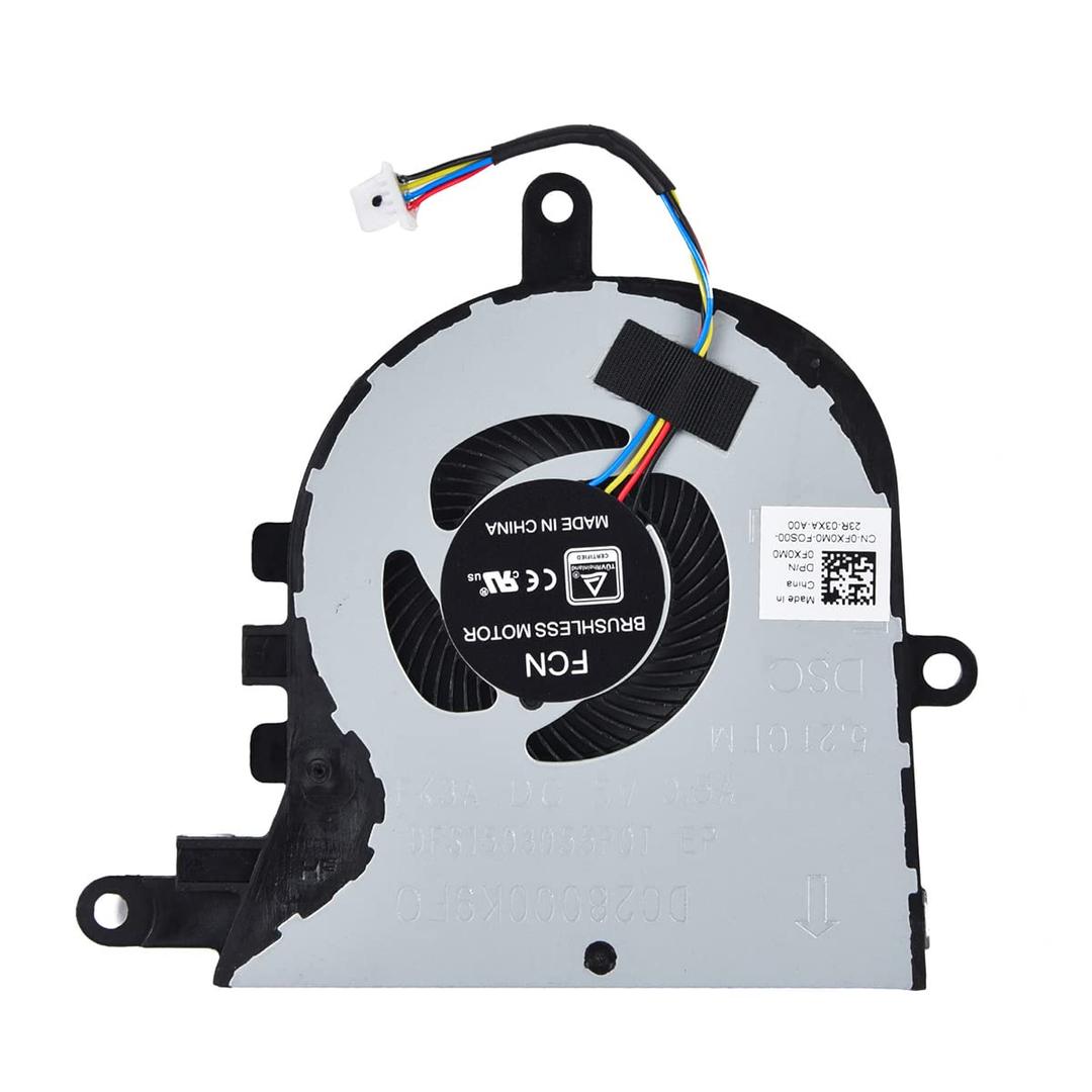 Replacement CPU Cooling Fan for Dell inspiron 15 5570 5575 3580 3593, inspiron 17 3780 3793, Latitude 3590 L3590 E3590 Series Laptop P/N: FX0M0 0FX0M0 DFS1503055P0T