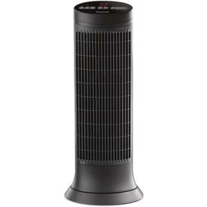 Honeywell Digital Ceramic Tower Heater, 1500 Watt, Black  Oscillating Ceramic Heater  Space Heater with Two Heat Settings (Medium Room)