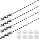 ALLOY UPGRADEDW10780045 WTW4816FW2 NTW4516FW2 NTW4605EW0 NTW4516FW1 WTW4800BQ1 Washer Suspension Rods Kit 4 Pcs by Beaquicy-Washer Parts for Whirlpool Kenmore Suspension Rods RTW4516FW1,11020102310