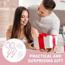 2 Pcs Scrunchie Lanyard Teacher for ID Badges Keys with 4 Card Holders, Stretchy Cute Scrunchie Lanyards for Work School Daily Use, Christmas & New Year Gift Set for Women Teachers