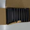 BESTTEN 10 Pack Horizontal Outdoor Outlet Cover for Duplex Receptacles, Weatherproof Design Auto-Closing Lid, Black, H4.65” x W2.87” x D0.71”